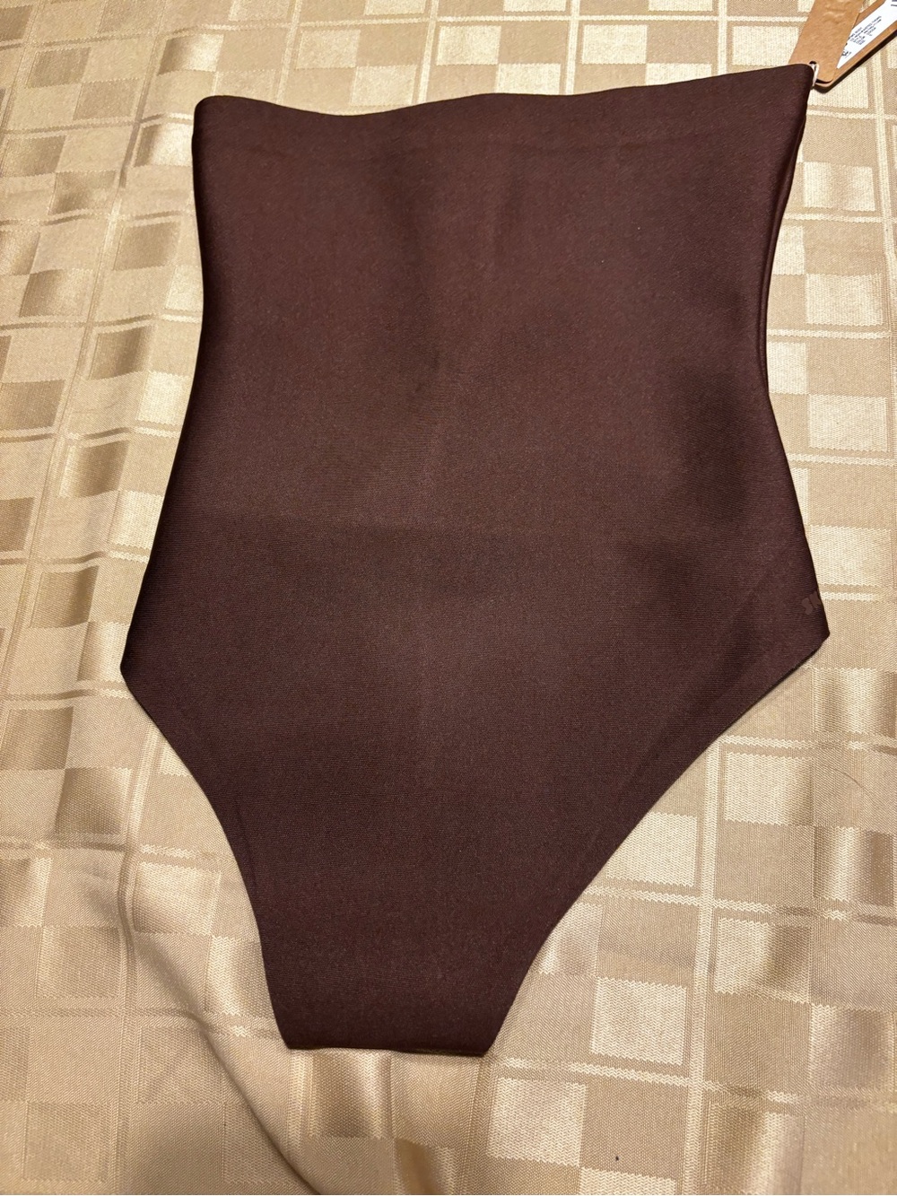 SKIMS Strapless Brown Shaping Bodysuit